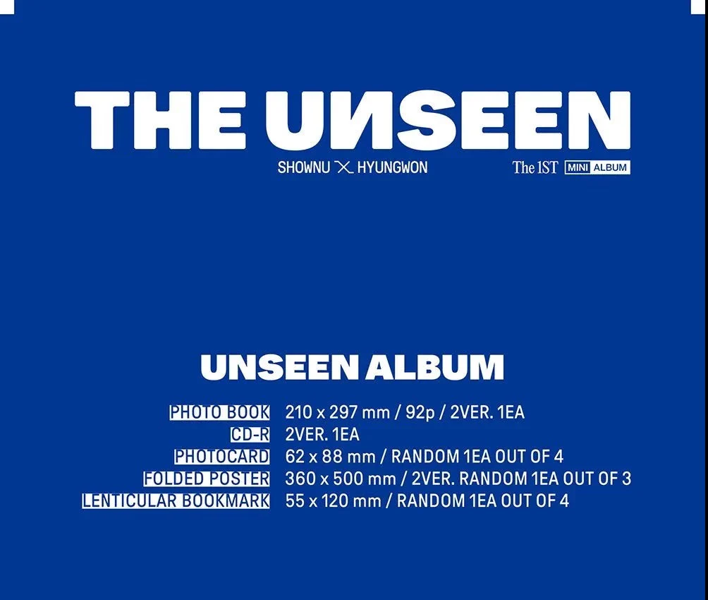 SHOWNU X HYUNGWON (MONSTA X) - THE UNSEEN (LIMITED VER.) - Image 2