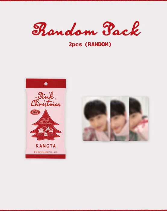 SM ARTISTS - PHOTO CARD RANDOM PACK (2024 PINK CHRISTMAS) - Image 8
