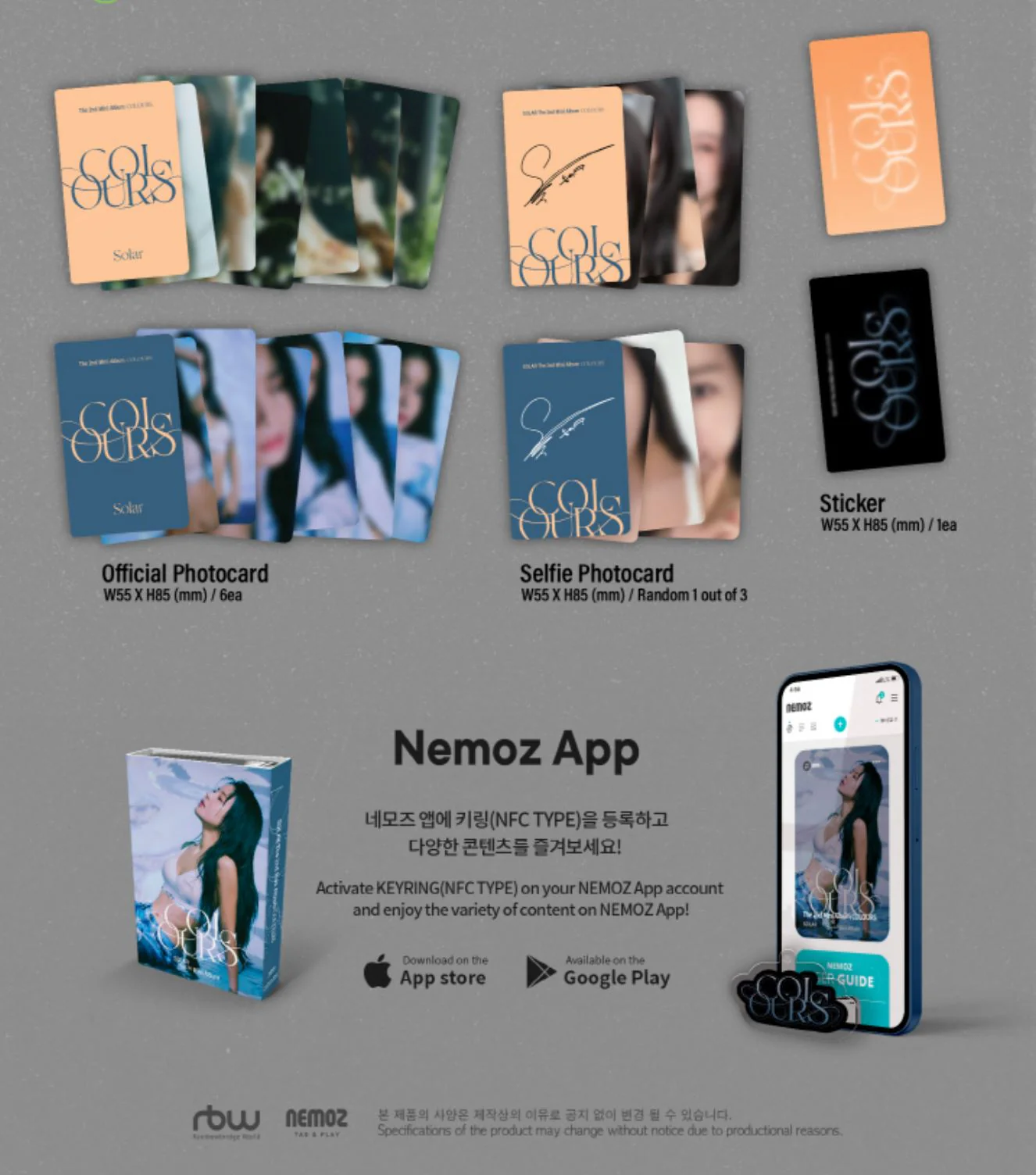 SOLAR (MAMAMOO) - COLOURS (THE 2ND MINI ALBUM) NEMO VER. - Image 3