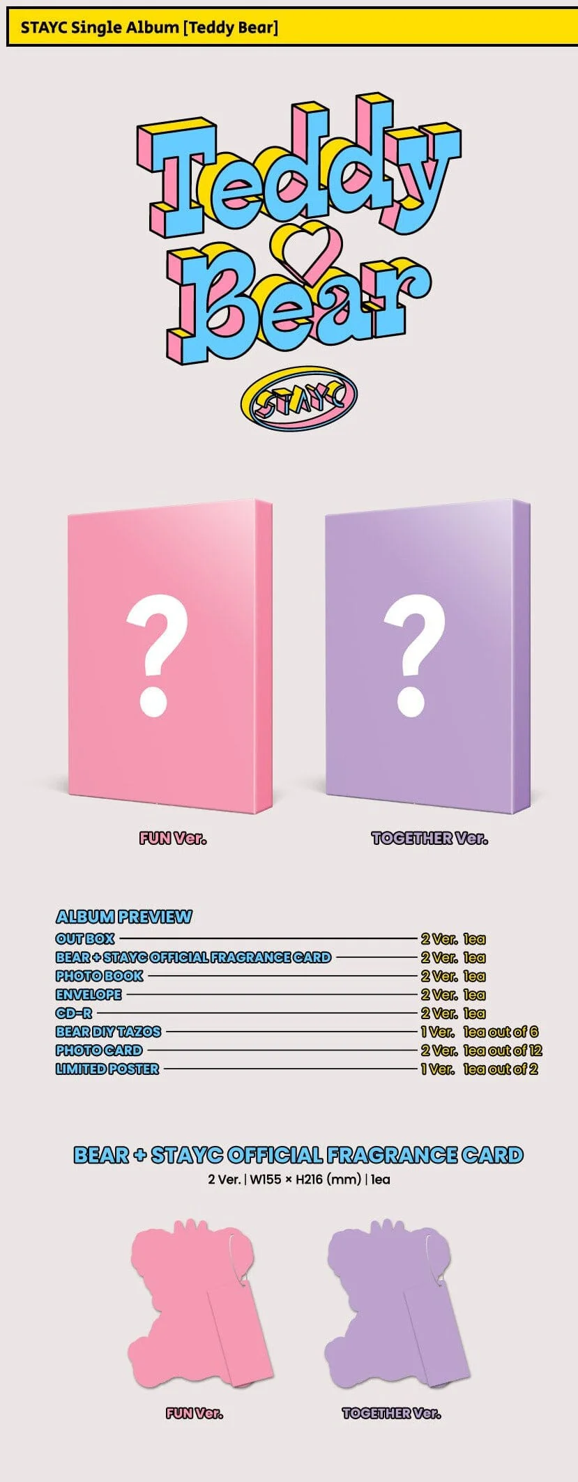 STAYC - TEDDY BEAR (4TH SINGLE ALBUM) Photobook Ver. - Image 2