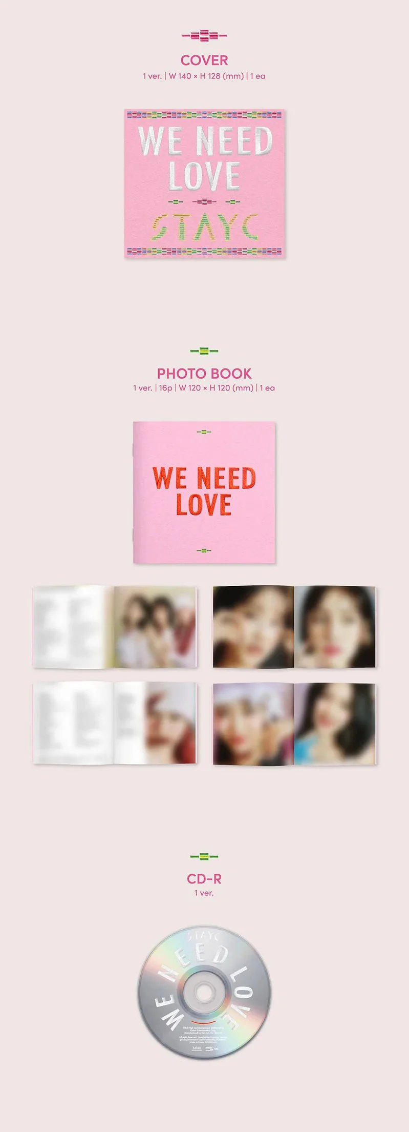 STAYC - [WE NEED LOVE] Digipack Ver. (Limited) - Image 2