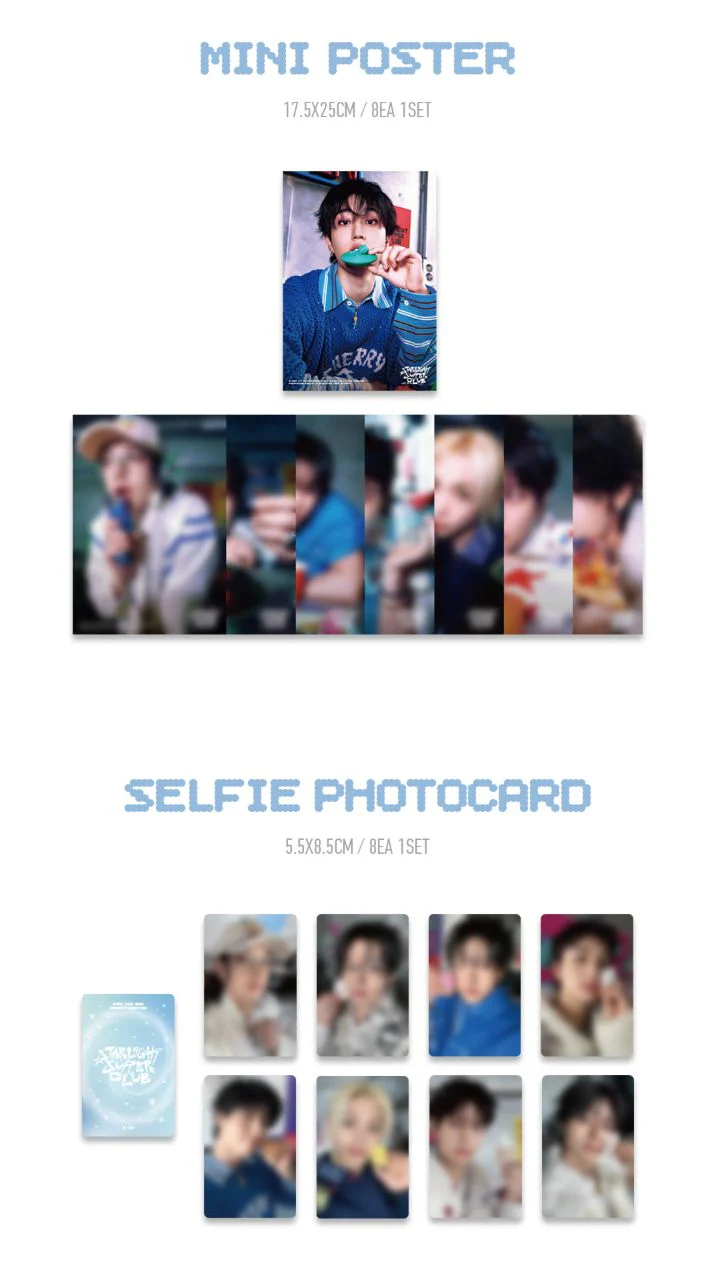 STRAY KIDS - 2026 SEASON'S GREETINGS (STARLIGHT SUPER CLUB) + FANS SHOP Photocard Set - Image 7
