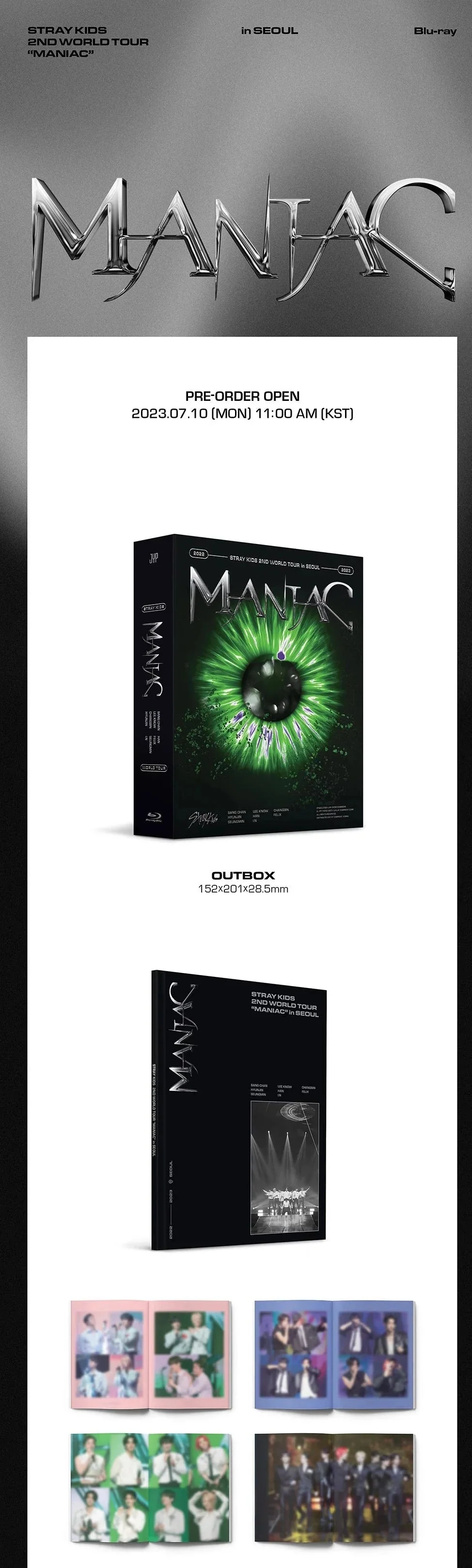 STRAY KIDS - 2ND WORLD TOUR "MANIAC IN SEOUL" BLU-RAY - Image 2