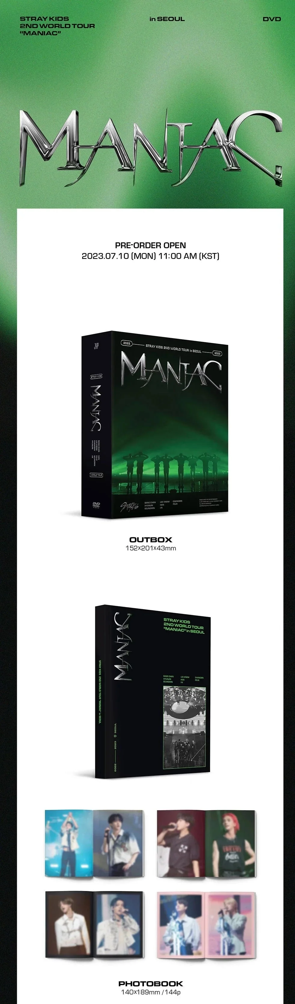 STRAY KIDS - 2ND WORLD TOUR "MANIAC IN SEOUL" DVD - Image 2