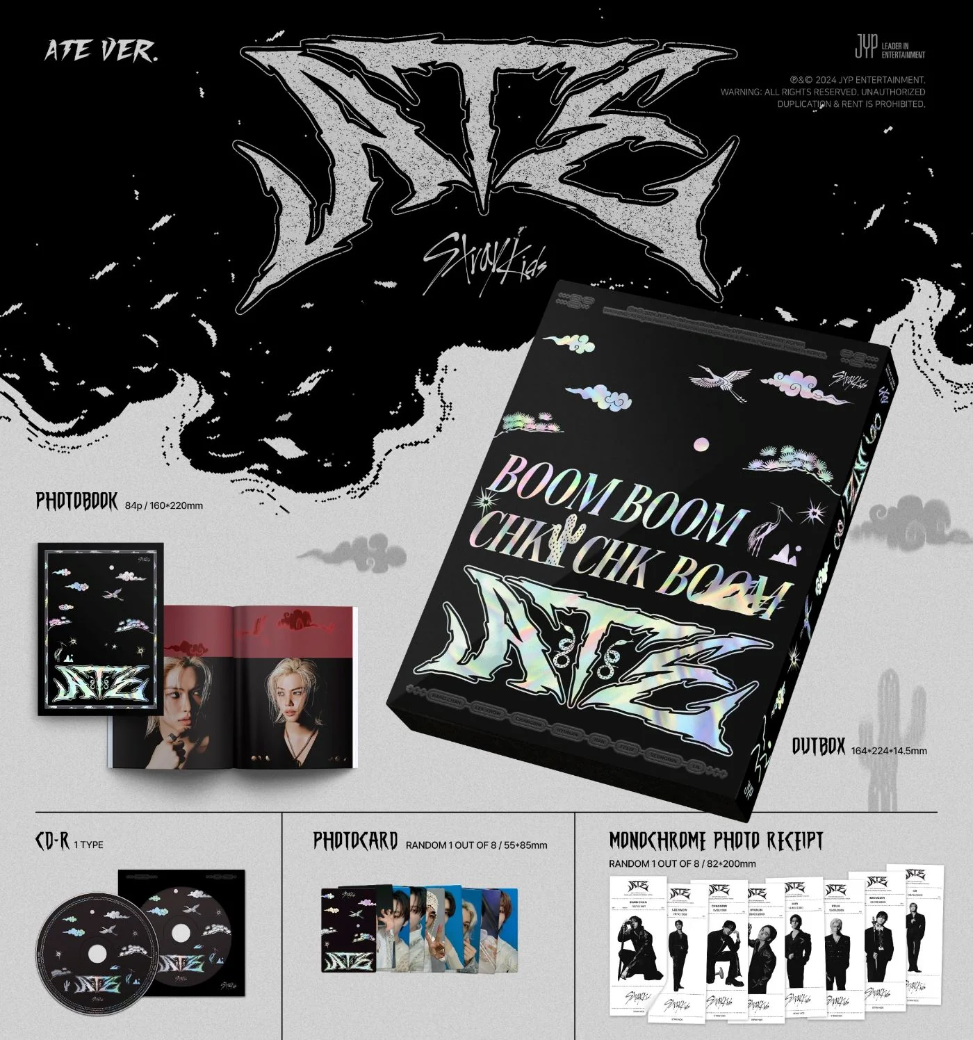 STRAY KIDS - ATE (9TH MINI ALBUM) ATE VER. (LIMITED) - Image 2
