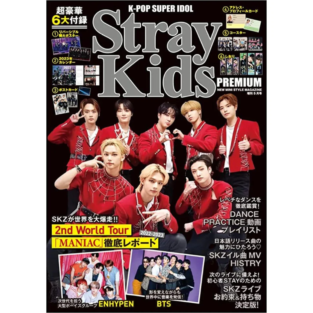 STRAY KIDS - COVER K POP SUPER IDOL PREMIUM MAGAZINE (MAY ISSUE)