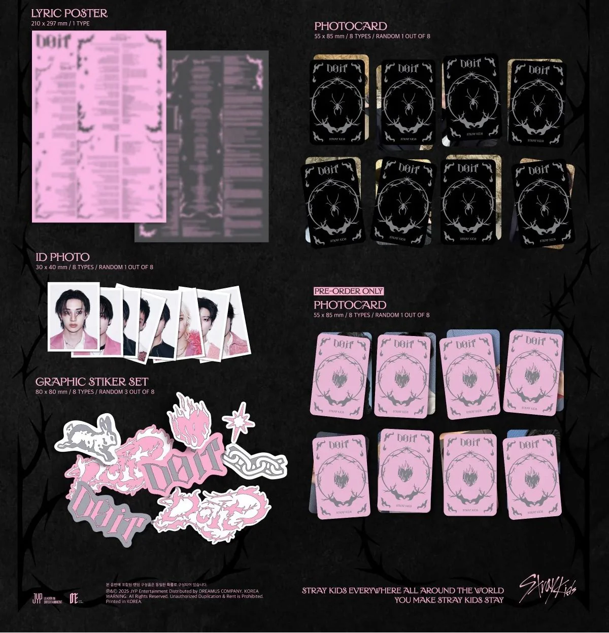 STRAY KIDS - DO IT (ACCORDION VER.) + FANS SHOP Video Call Event Gift - Image 4