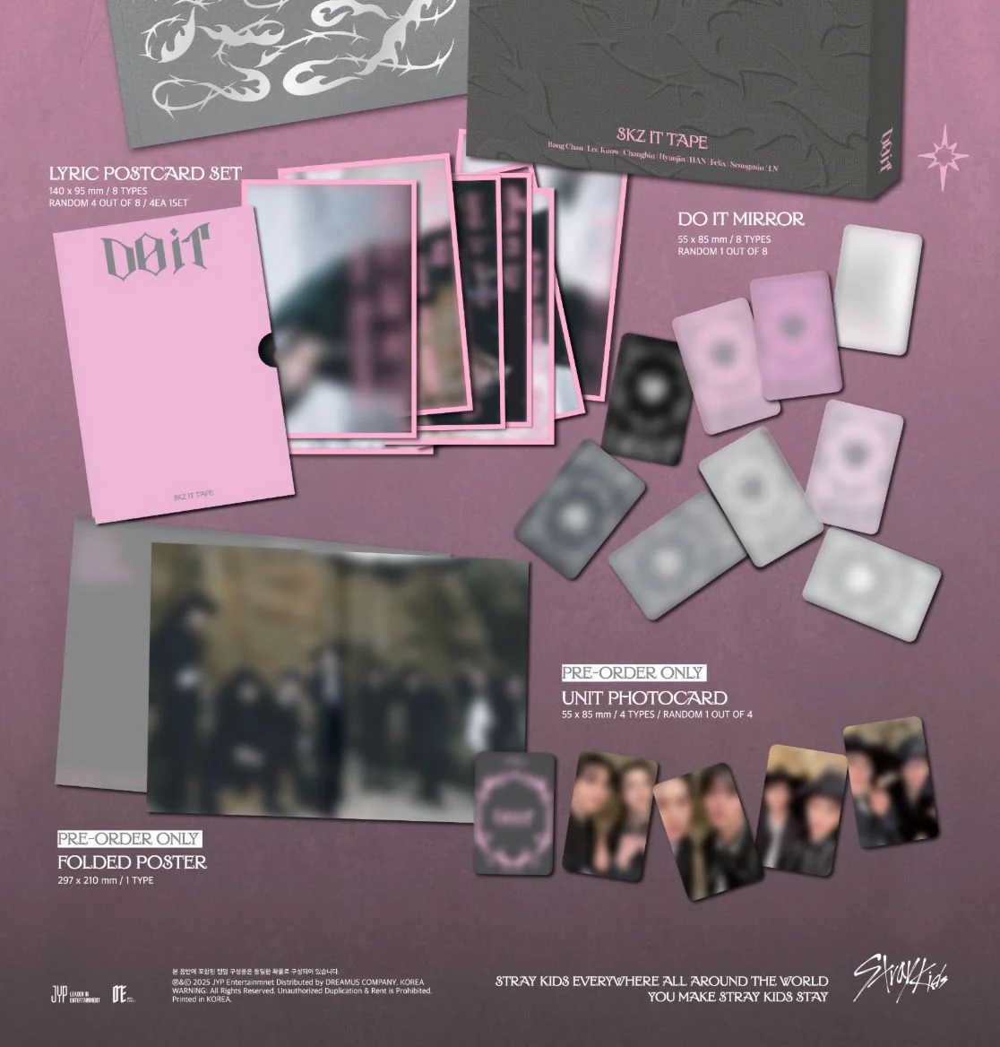 STRAY KIDS - DO IT (DO VER.) (LIMITED) + Makestar Photocard - Image 4