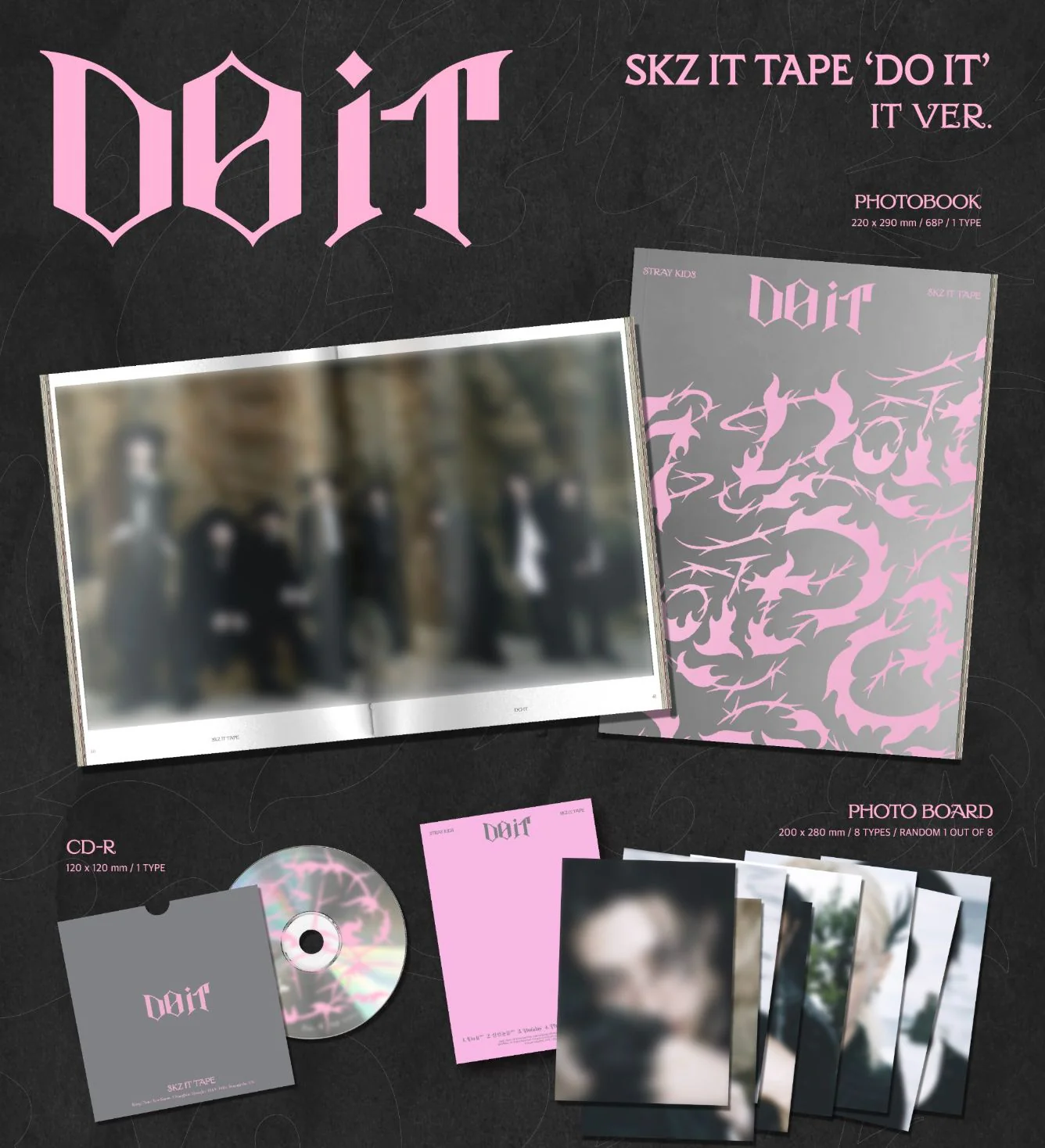 STRAY KIDS - DO IT (IT VER.) + Apple Music Photocard - Image 3