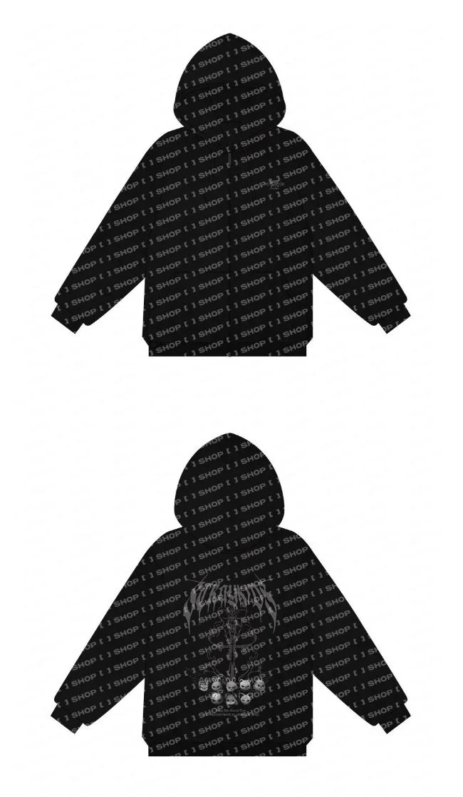 STRAY KIDS - EVIL SKZOO HOOD ZIP-UP (DOMINATE WORLD TOUR OFFICIAL MD) - Image 3