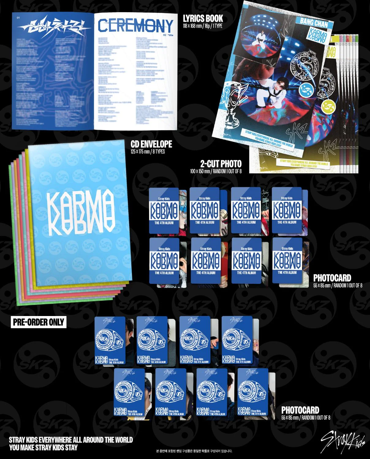 STRAY KIDS - KARMA (ACCORDION VER.) + BDM Photocard - Image 4