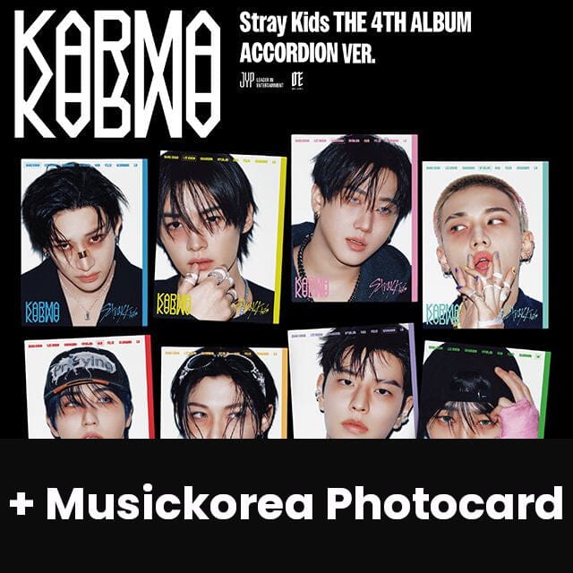 STRAY KIDS - KARMA (ACCORDION VER.) + Musickorea Photocard