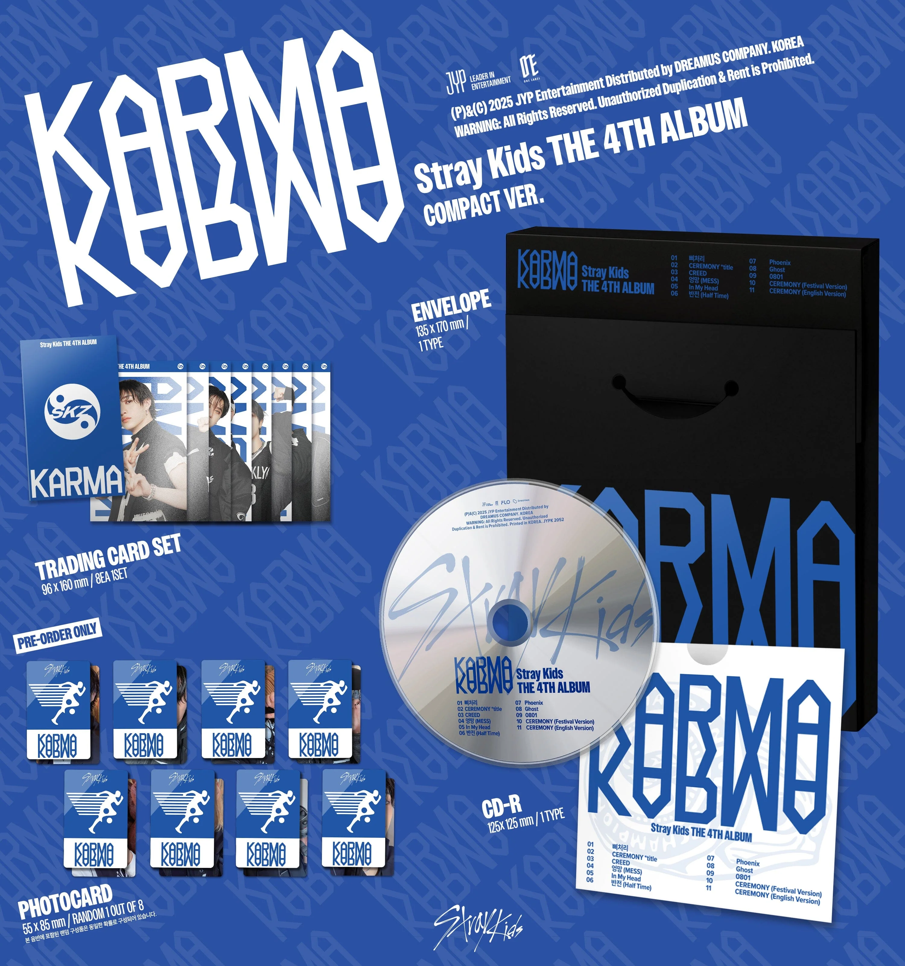 STRAY KIDS - KARMA (COMPACT VER.) + BDM Photocard - Image 3