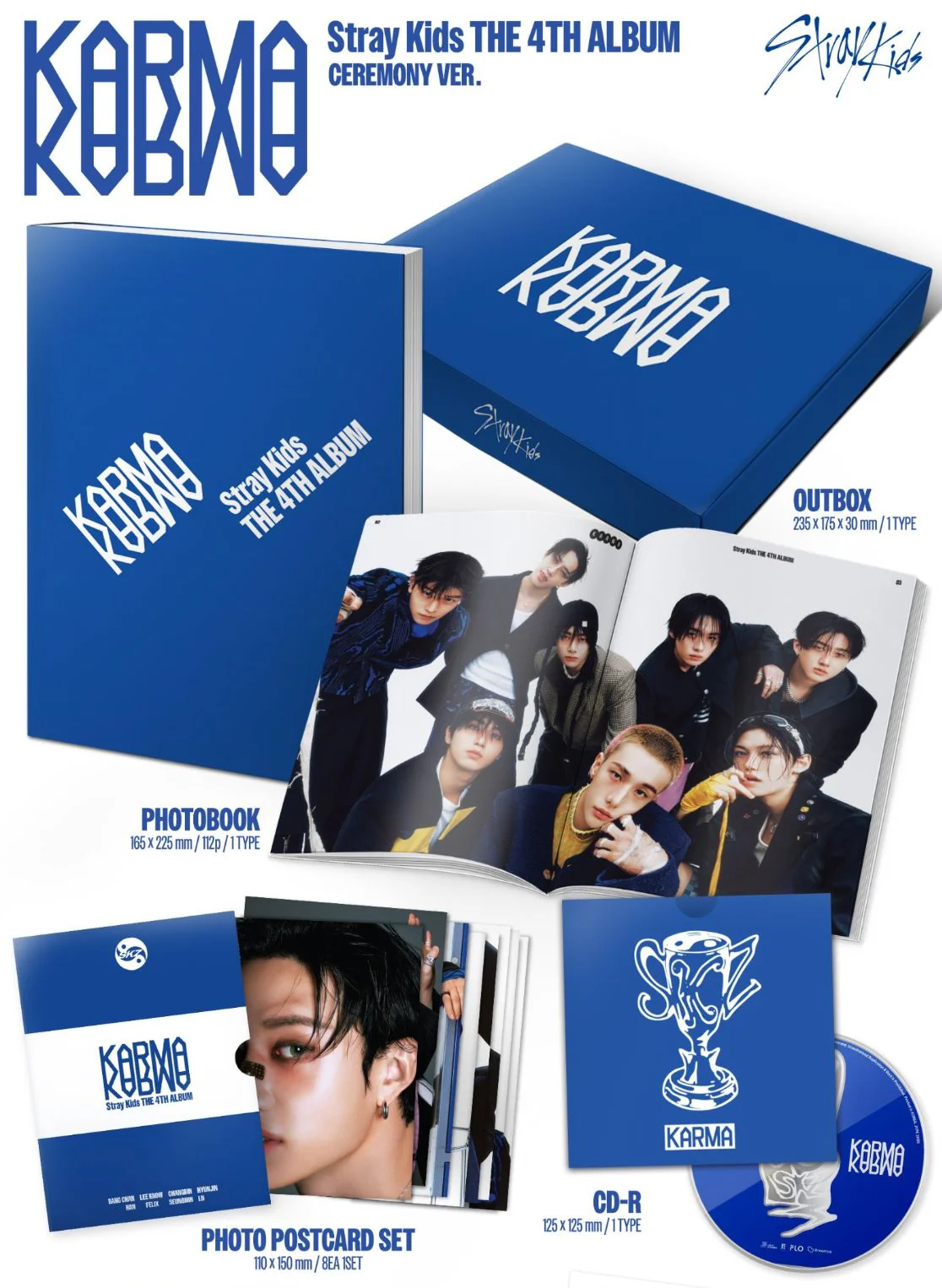 STRAY KIDS - KARMA + Everline Photocard - Image 3
