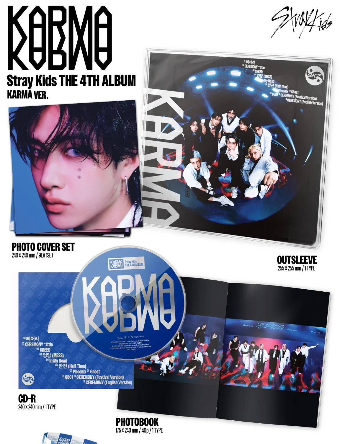 STRAY KIDS - KARMA (KARMA VER.) (LIMITED) + Dear My Muse Photocard - Image 3