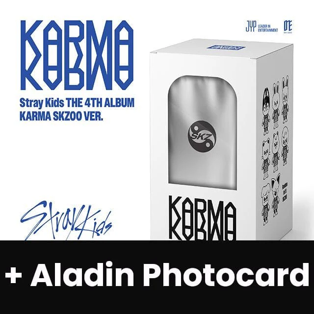 STRAY KIDS - KARMA (SKZOO VER.) + Aladin Photocard