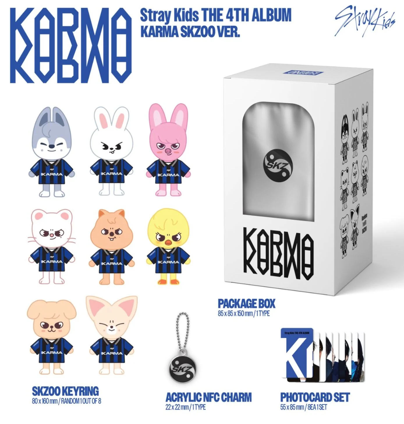 STRAY KIDS - KARMA (SKZOO VER.) + BDM Photocard - Image 3