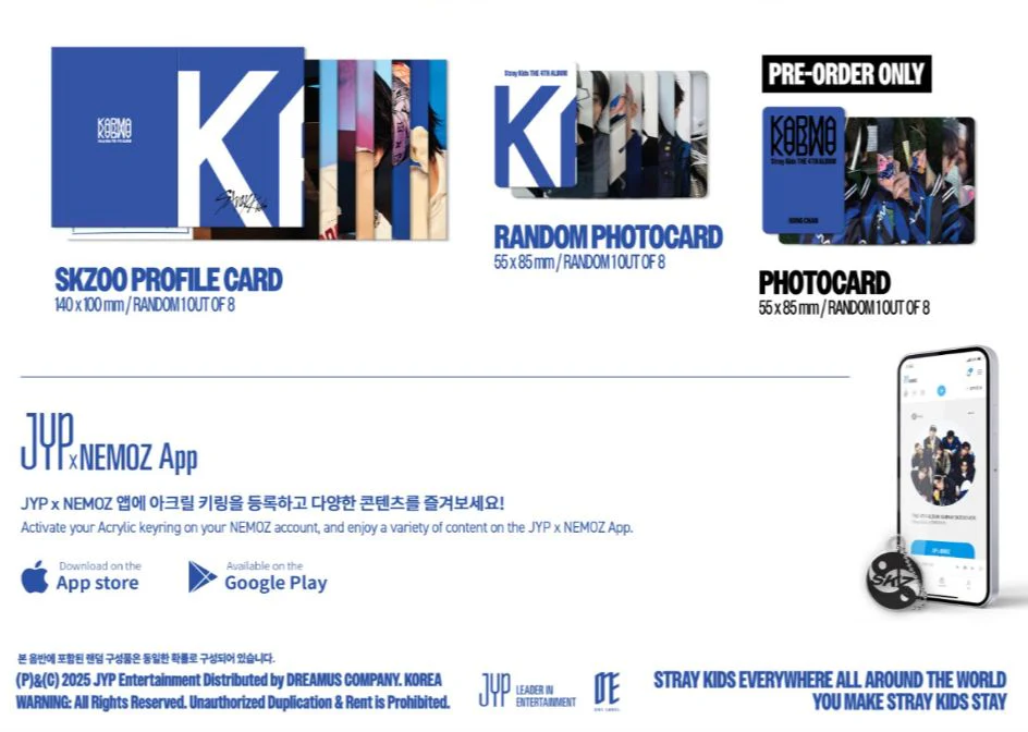 STRAY KIDS - KARMA (SKZOO VER.) + FANS SHOP Photocard - Image 4