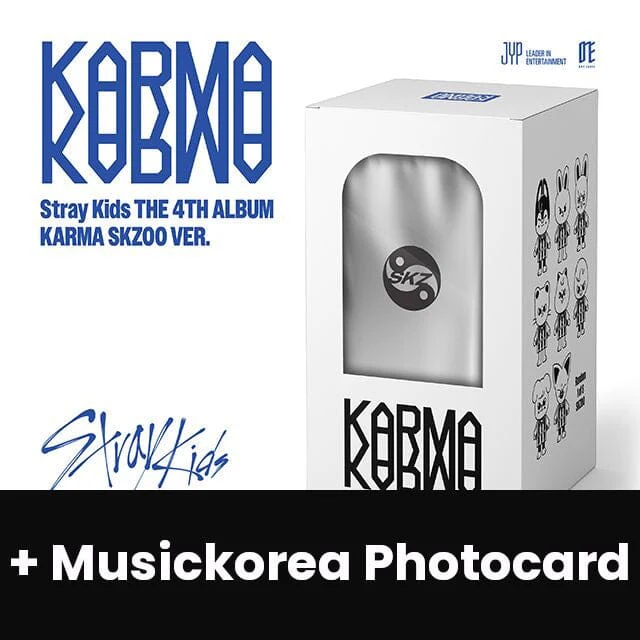 STRAY KIDS - KARMA (SKZOO VER.) + Musickorea Photocard