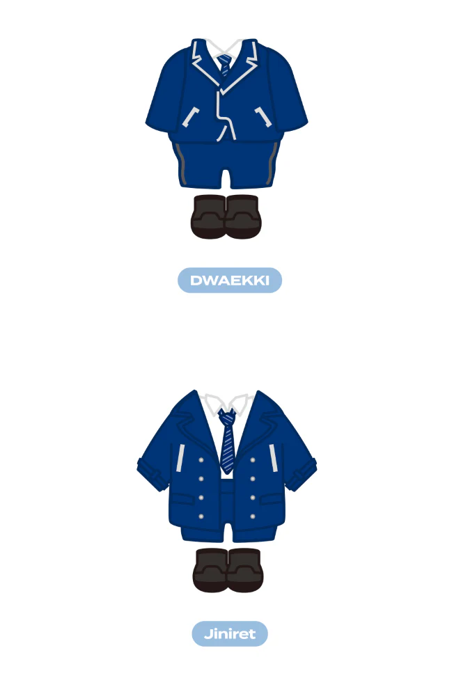 STRAY KIDS - ORIGINAL PLUSH OUTFIT ('SKZ'S MAGIC SCHOOL IN BUSAN' SKZOO MD) - Image 3