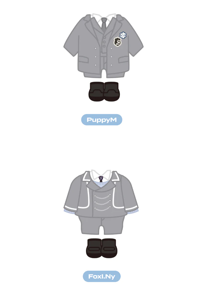 STRAY KIDS - ORIGINAL PLUSH OUTFIT ('SKZ'S MAGIC SCHOOL IN BUSAN' SKZOO MD) - Image 5