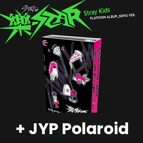 Stray Kids - ROCK-STAR (樂-STAR) PLATFORM ALBUM NEMO VER. + JYP Polaroid