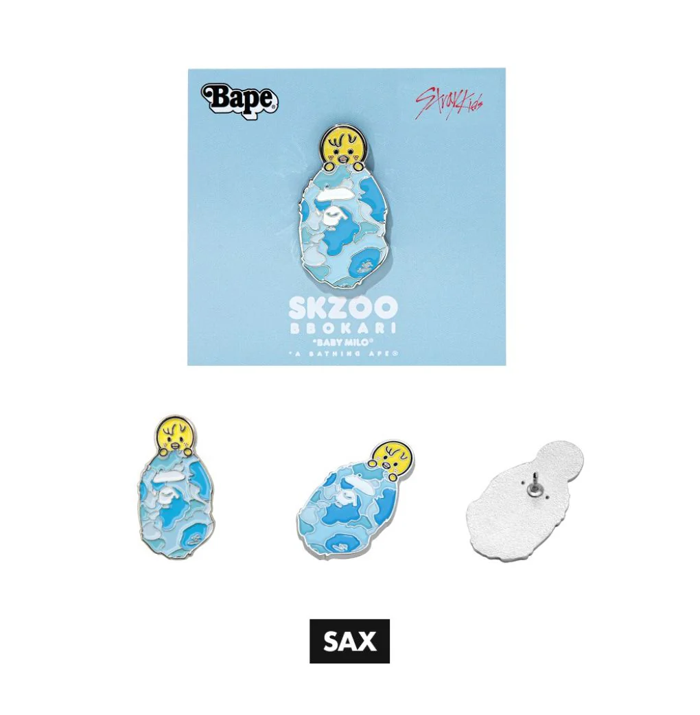 STRAY KIDS - SCRUNCHIES & METAL PINS (BAPE X STRAY KIDS MD) - Image 10