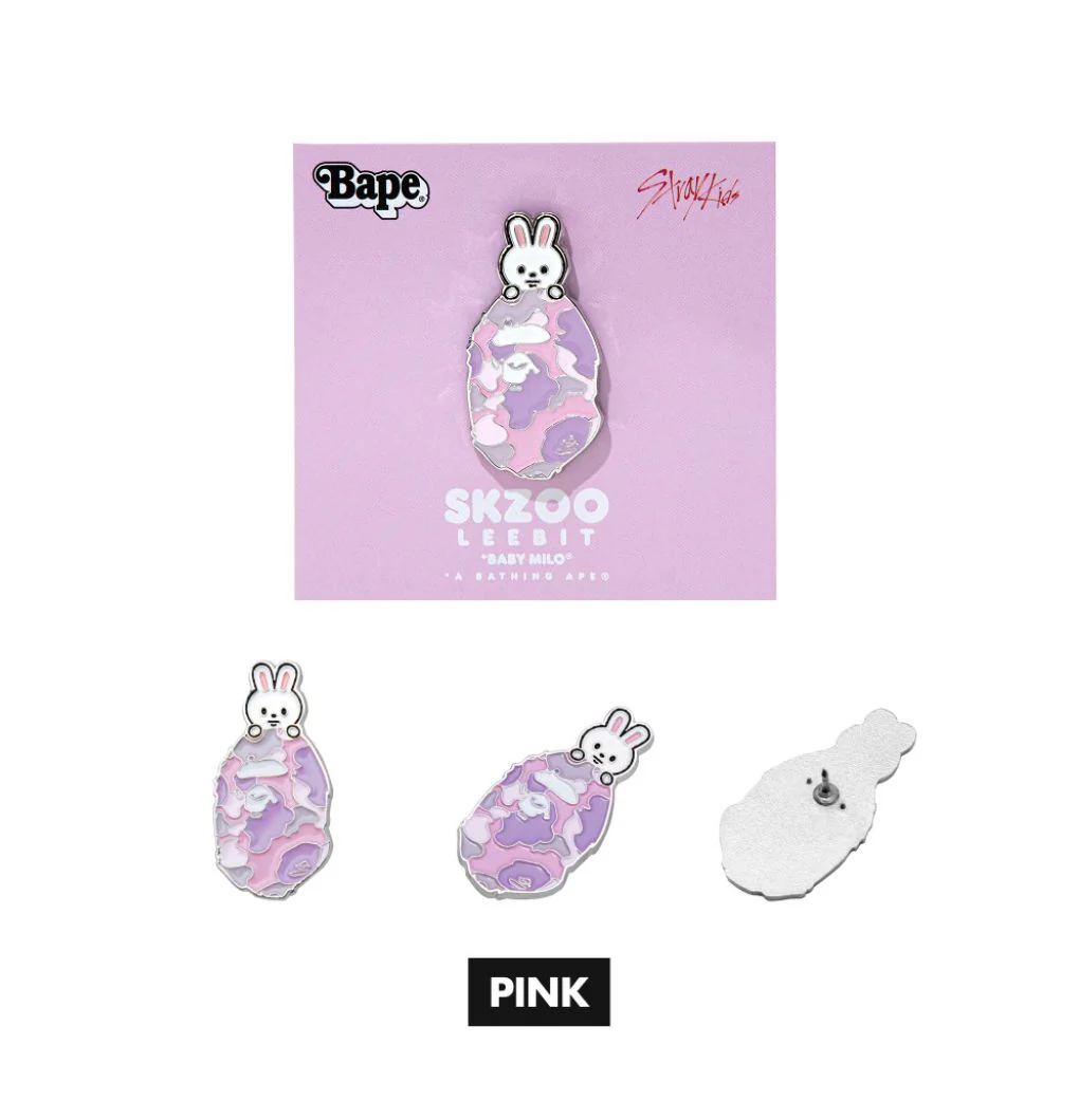STRAY KIDS - SCRUNCHIES & METAL PINS (BAPE X STRAY KIDS MD) - Image 6