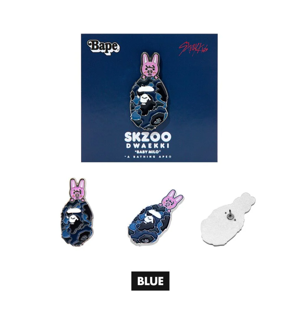 STRAY KIDS - SCRUNCHIES & METAL PINS (BAPE X STRAY KIDS MD) - Image 7