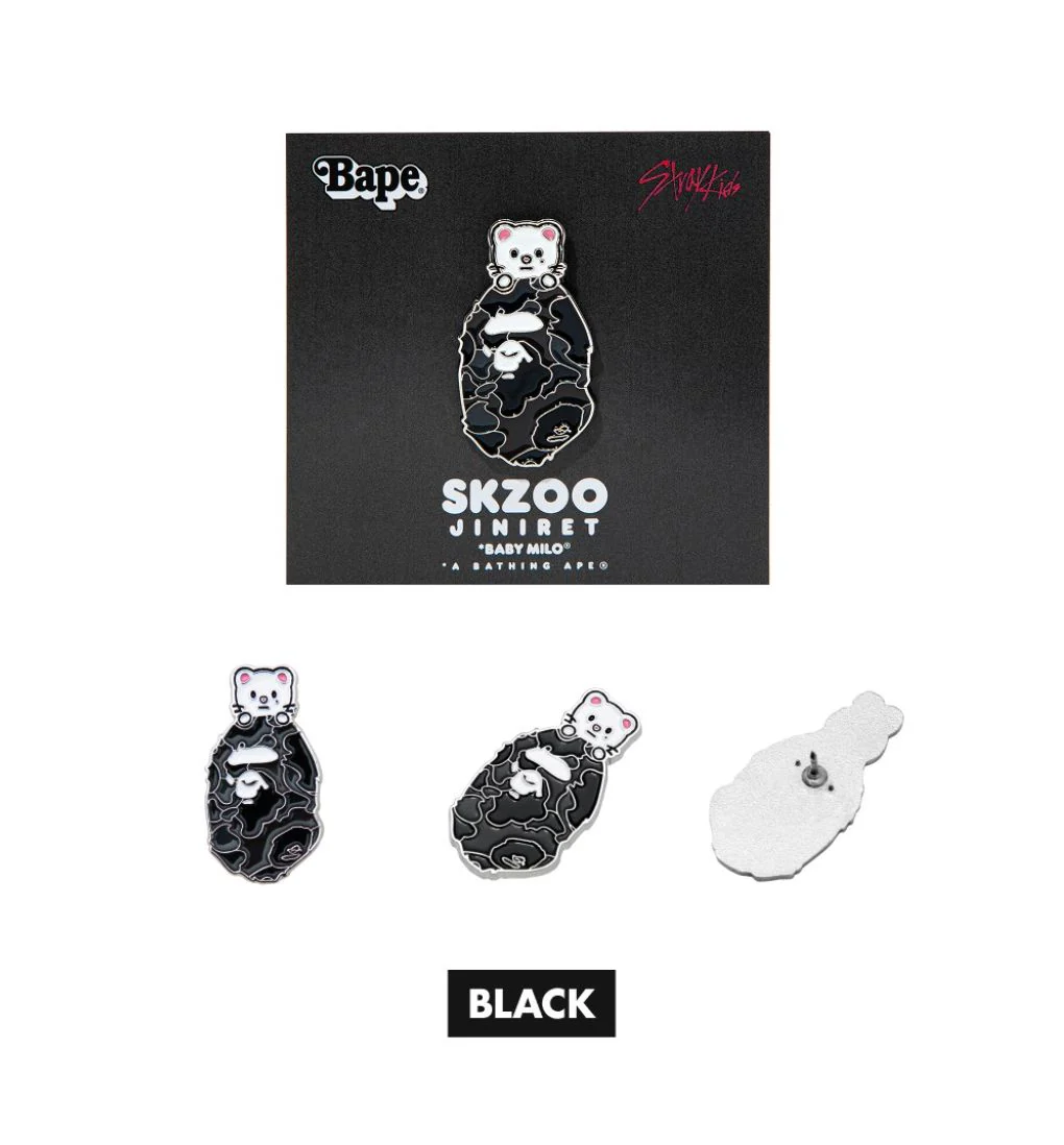 STRAY KIDS - SCRUNCHIES & METAL PINS (BAPE X STRAY KIDS MD) - Image 8