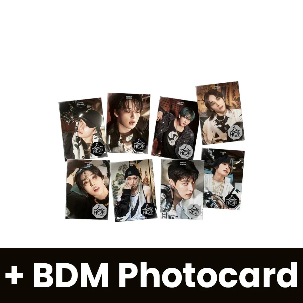STRAY KIDS - SKZHOP HIPTAPE ‘合 (HOP)’ (ACCORDION VER.) + BDM Photocard