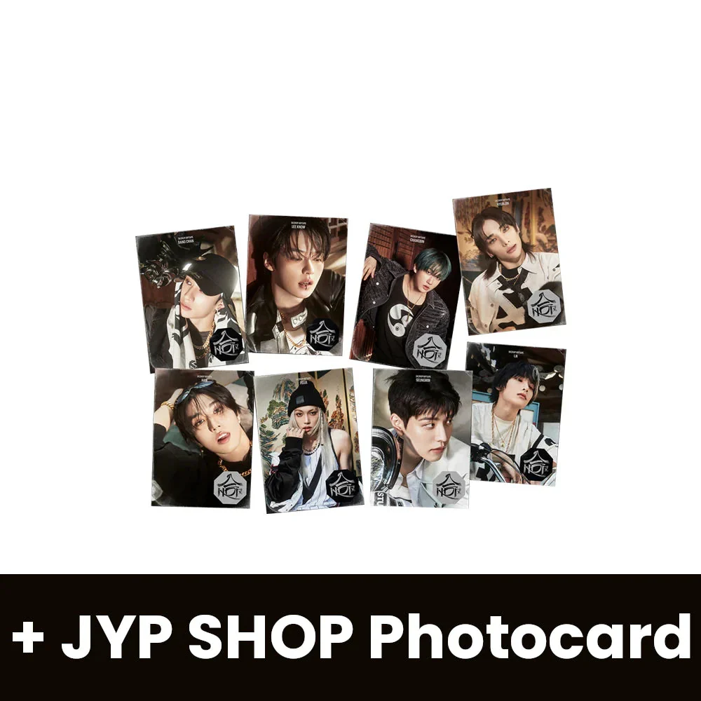 STRAY KIDS - SKZHOP HIPTAPE ‘合 (HOP)’ (ACCORDION VER.) + JYP SHOP Photocard