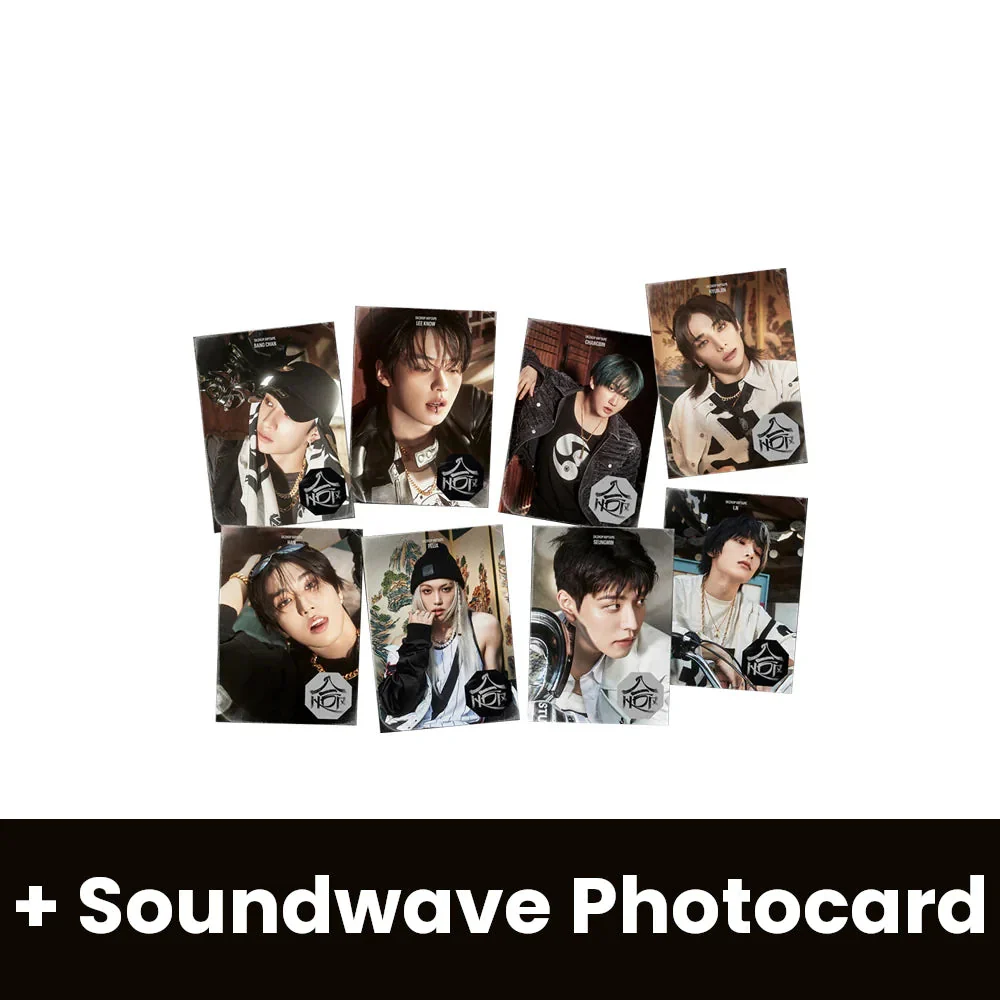 STRAY KIDS - SKZHOP HIPTAPE ‘合 (HOP)’ (ACCORDION VER.) + Soundwave Photocard