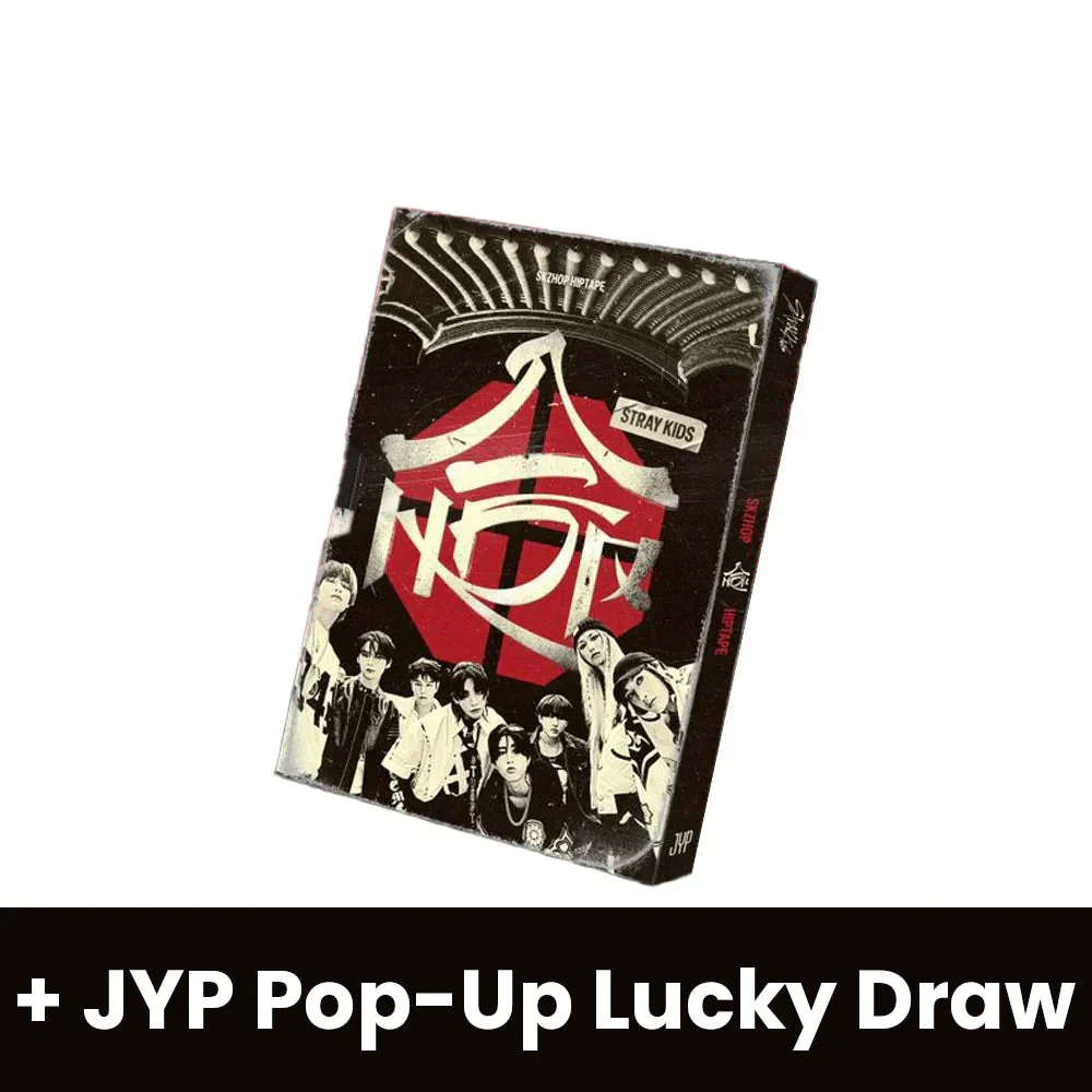 STRAY KIDS - SKZHOP HIPTAPE ‘合 (HOP)’ (SKZHOP VER.) + JYP Pop-Up Lucky Draw Photocard