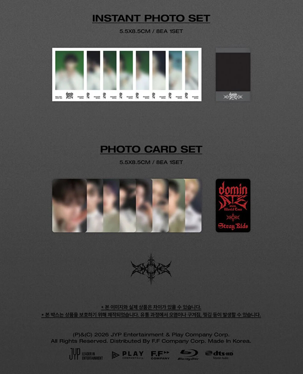 STRAY KIDS - WORLD TOUR 'DOMINATE SEOUL' (DVD & BLU-RAY) + FANS SHOP Postcard Set - Image 15