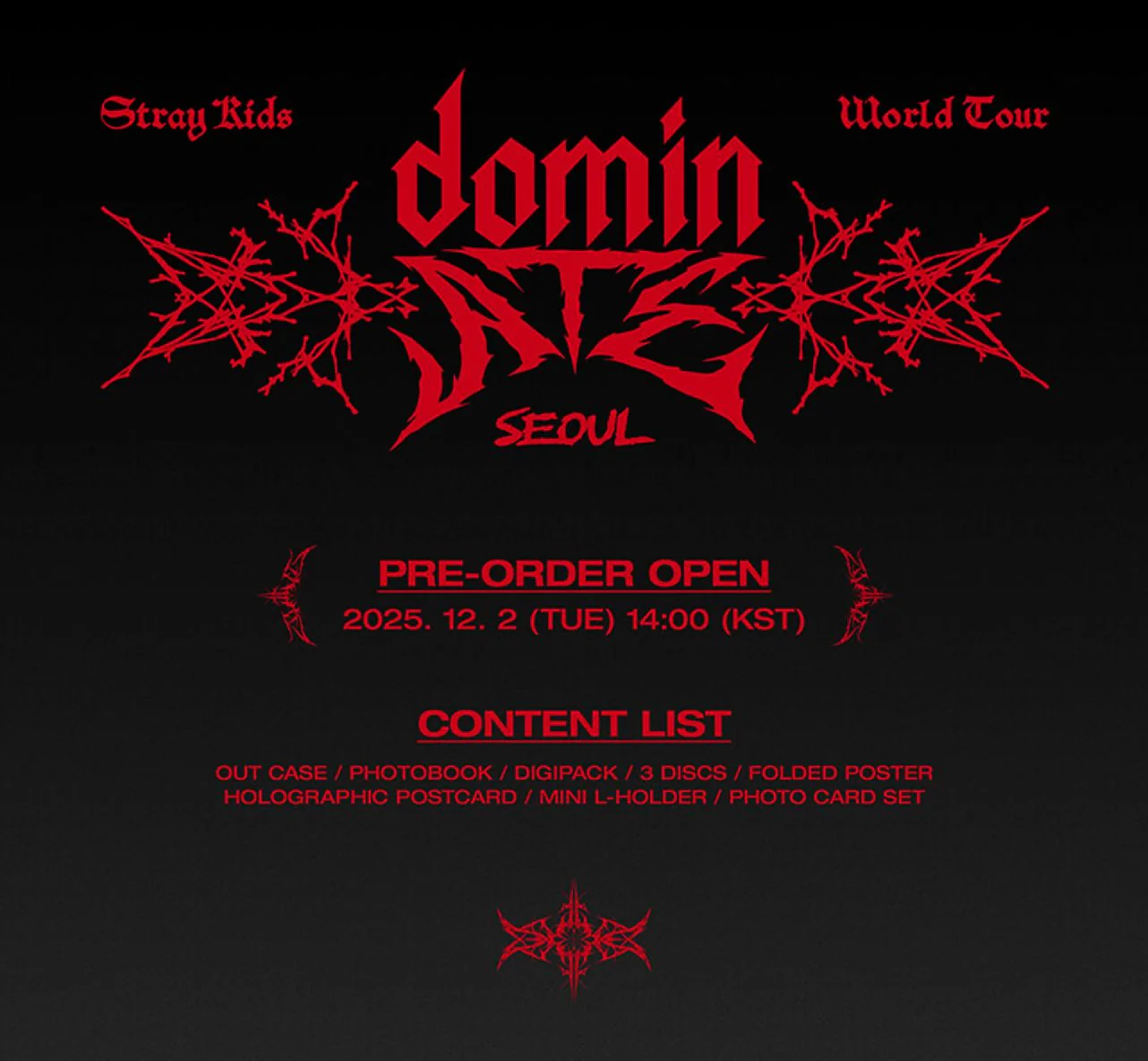 STRAY KIDS - WORLD TOUR 'DOMINATE SEOUL' (DVD & BLU-RAY) + FANS SHOP Postcard Set - Image 3
