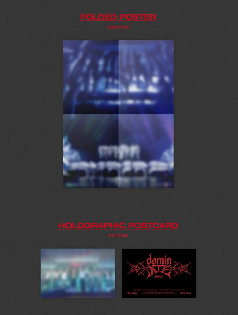 STRAY KIDS - WORLD TOUR 'DOMINATE SEOUL' (DVD & BLU-RAY) + FANS SHOP Postcard Set - Image 7