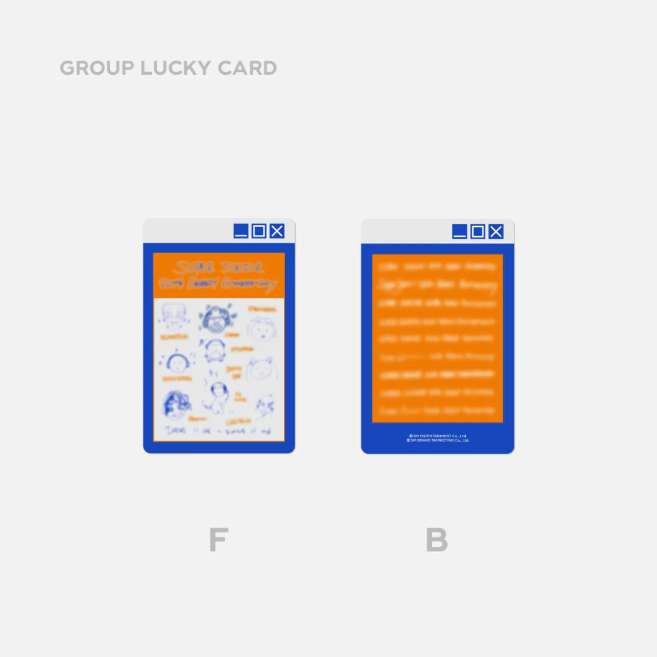 SUPER JUNIOR - 20TH ANNIVERSARY LUCKY CARD SET - Image 2