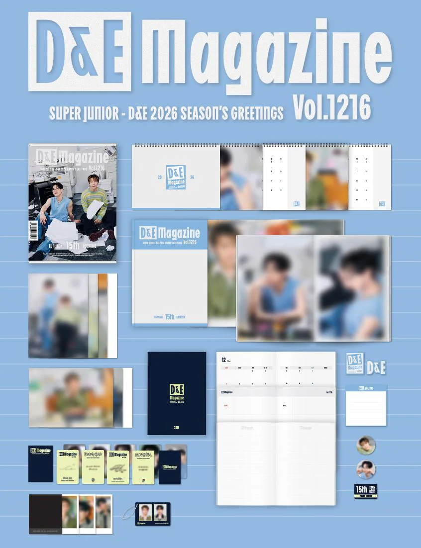 SUPER JUNIOR - D&E - 2026 SEASON'S GREETINGS (MAGAZINE VOL.1216) - Image 2