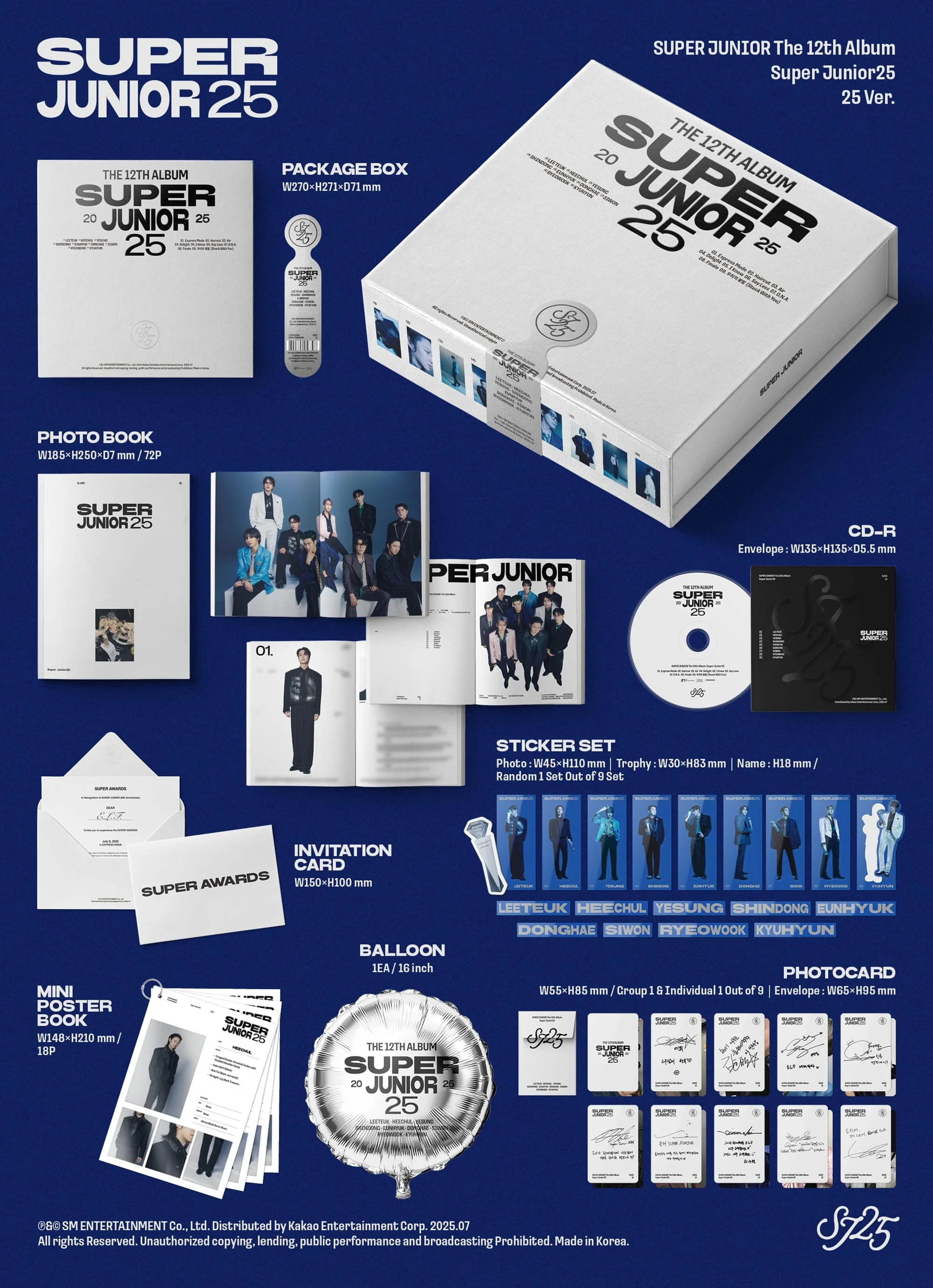 SUPER JUNIOR - SUPER JUNIOR25 (25 VER.) - Image 2
