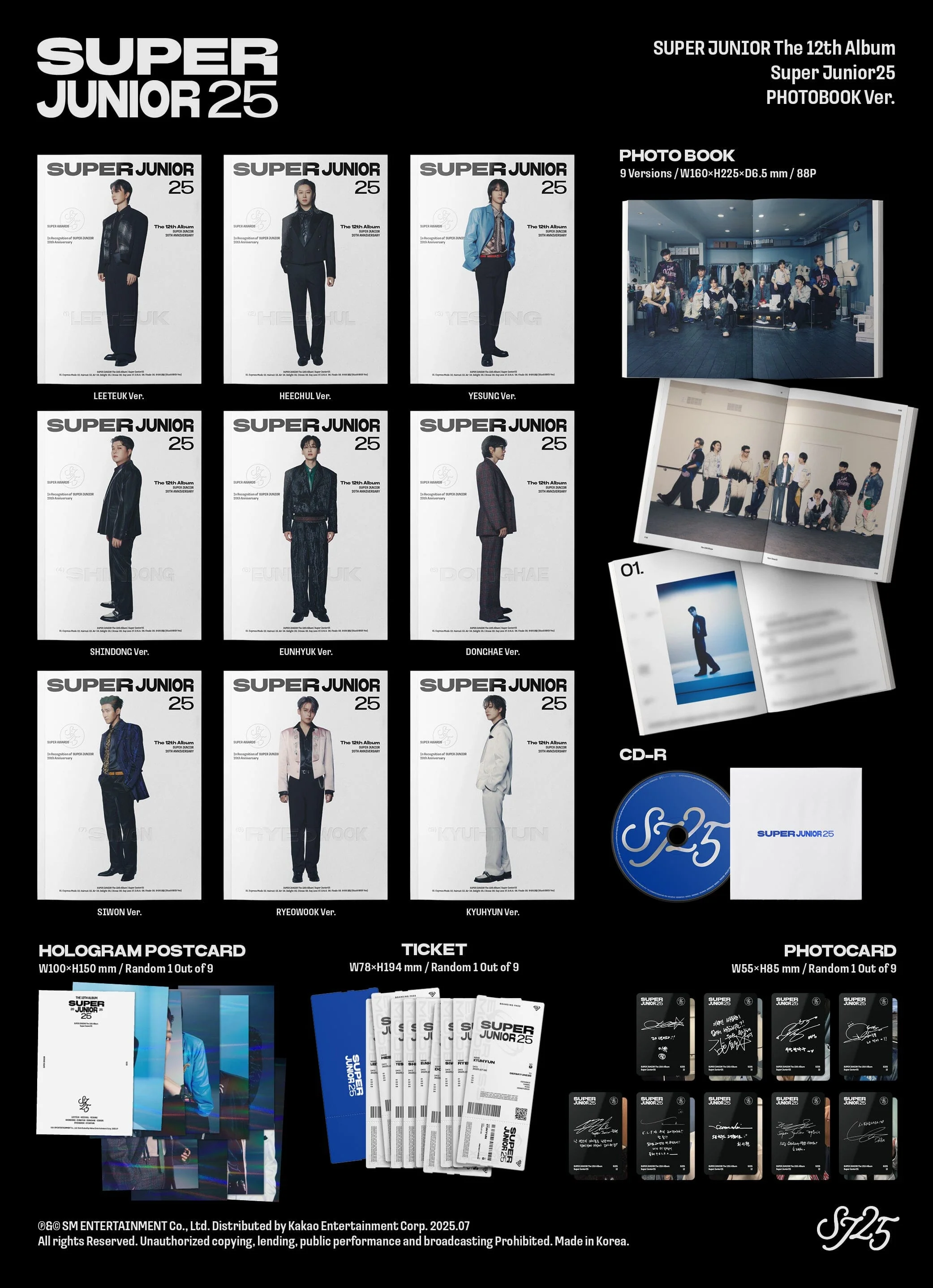 SUPER JUNIOR - SUPER JUNIOR25 (PHOTOBOOK VER.) - Image 2