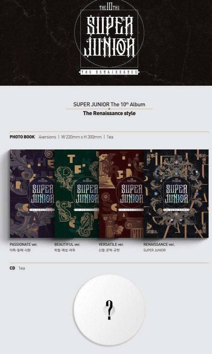 SUPER JUNIOR - Vol.10 [The Renaissance] (The Renaissance Style) - Image 2