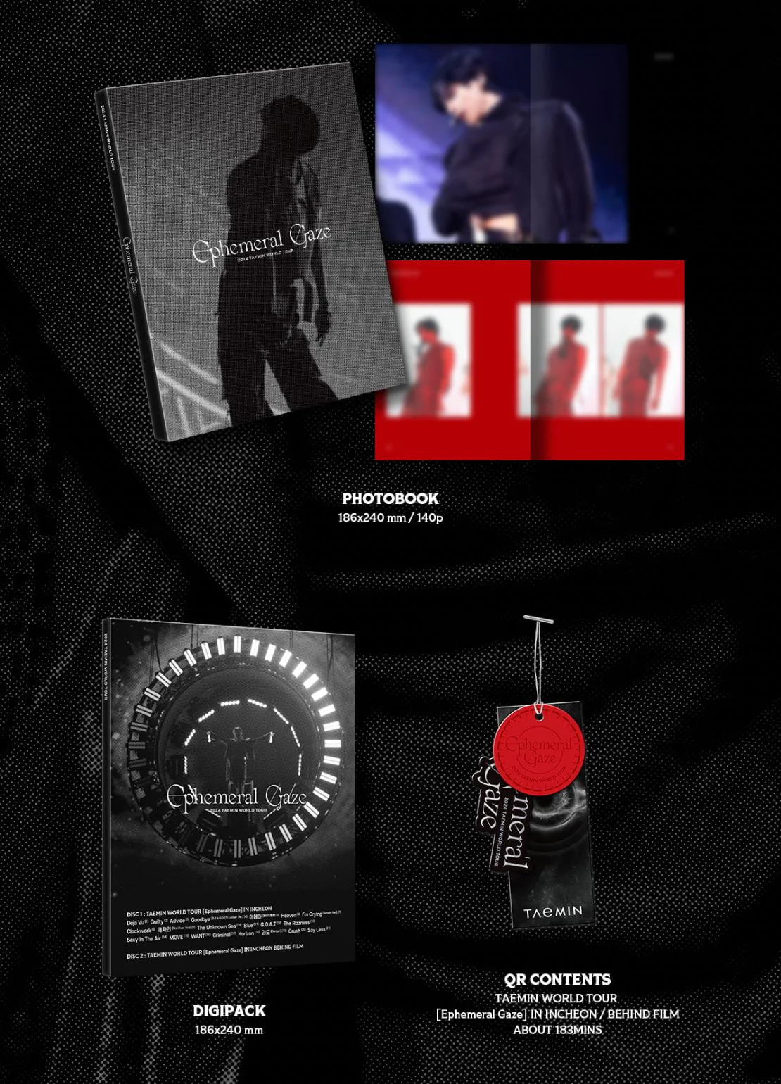 TAEMIN (SHINEE) - WORLD TOUR 'EPHEMERAL GAZE' IN INCHEON (QR VER.) - Image 3