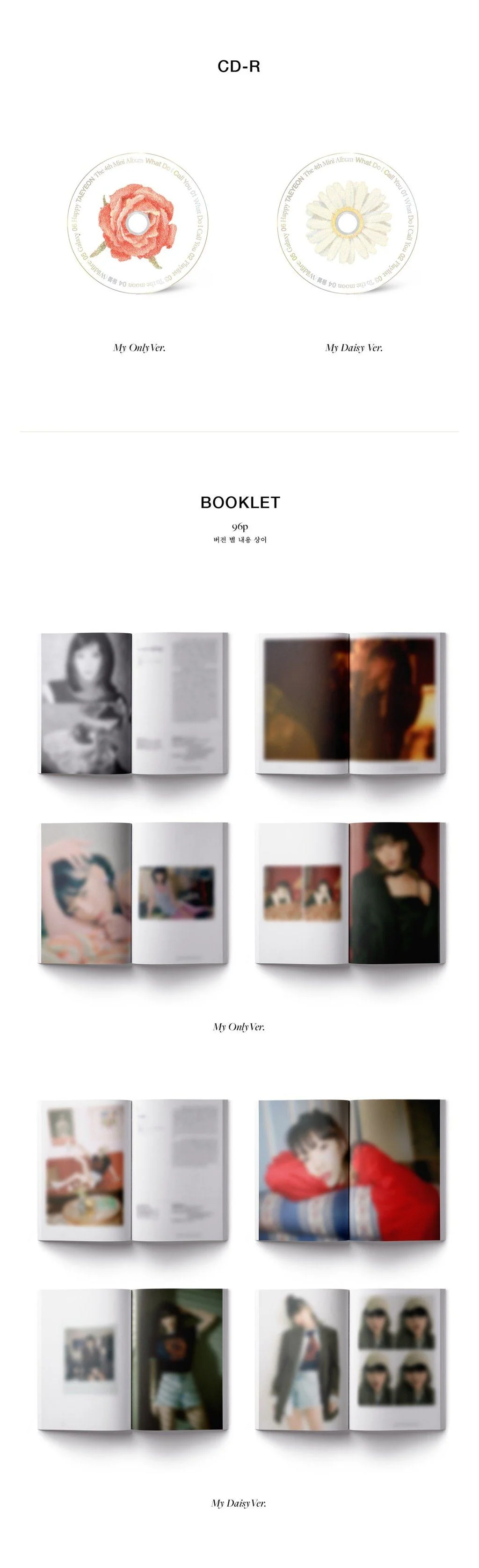 TAEYEON - 4th Mini [What Do I Call You] - Image 2
