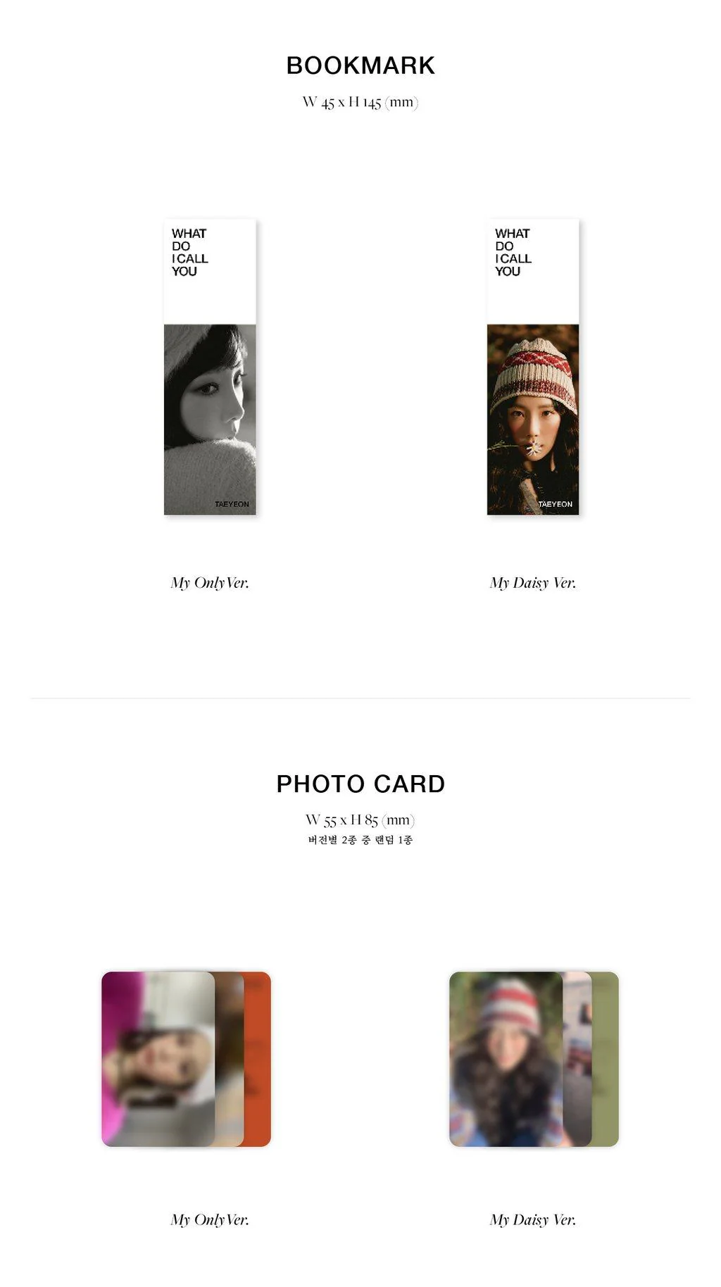 TAEYEON - 4th Mini [What Do I Call You] - Image 4