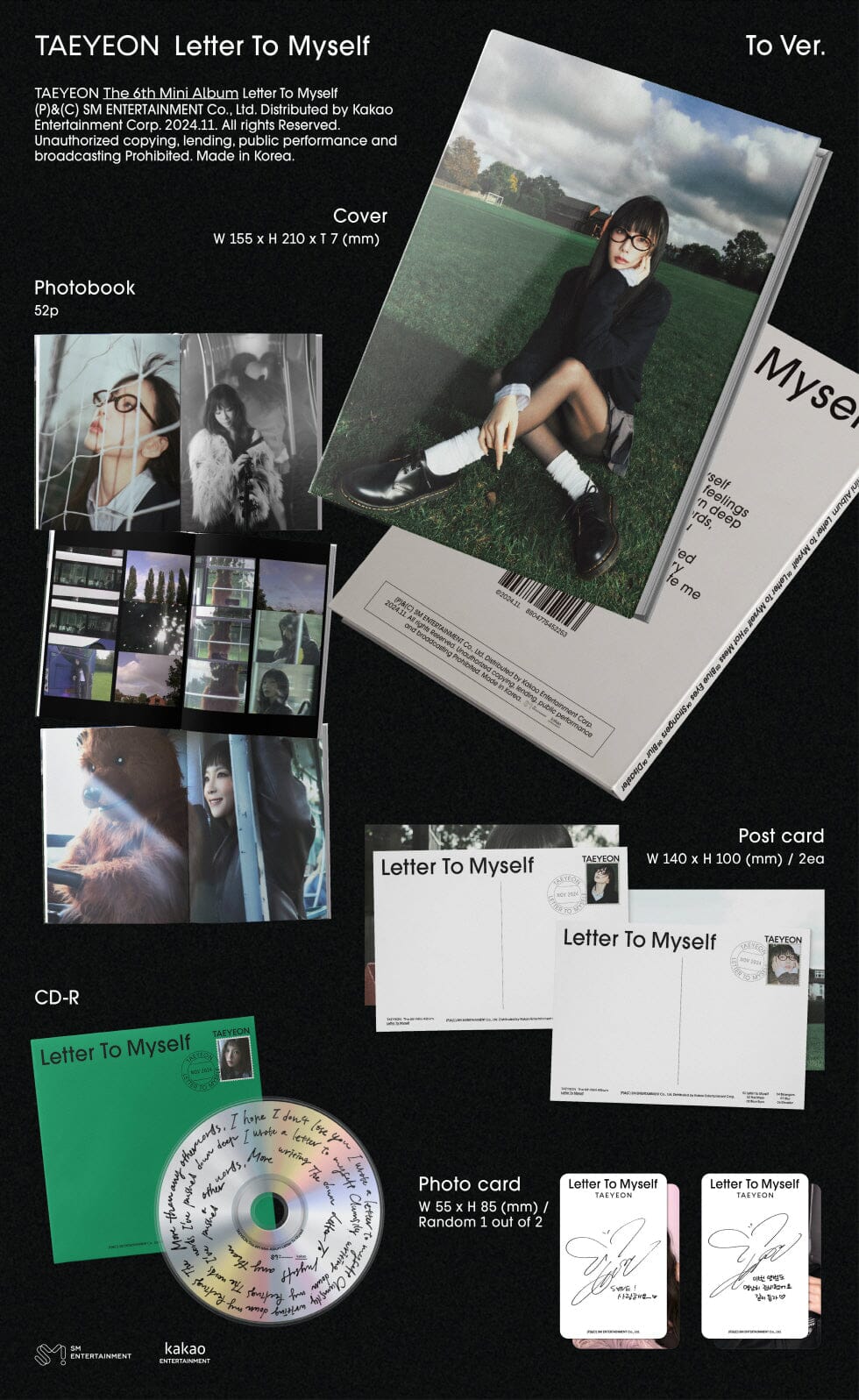 TAEYEON - LETTER TO MYSELF (TO VER.) - Image 2