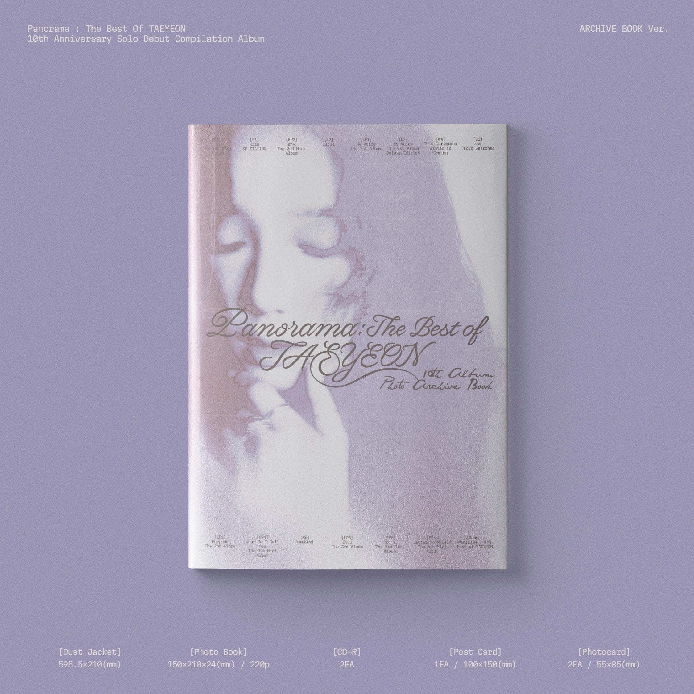 TAEYEON (SNSD) - PANORAMA : THE BEST OF TAEYEON (ARCHIVE BOOK VER.)