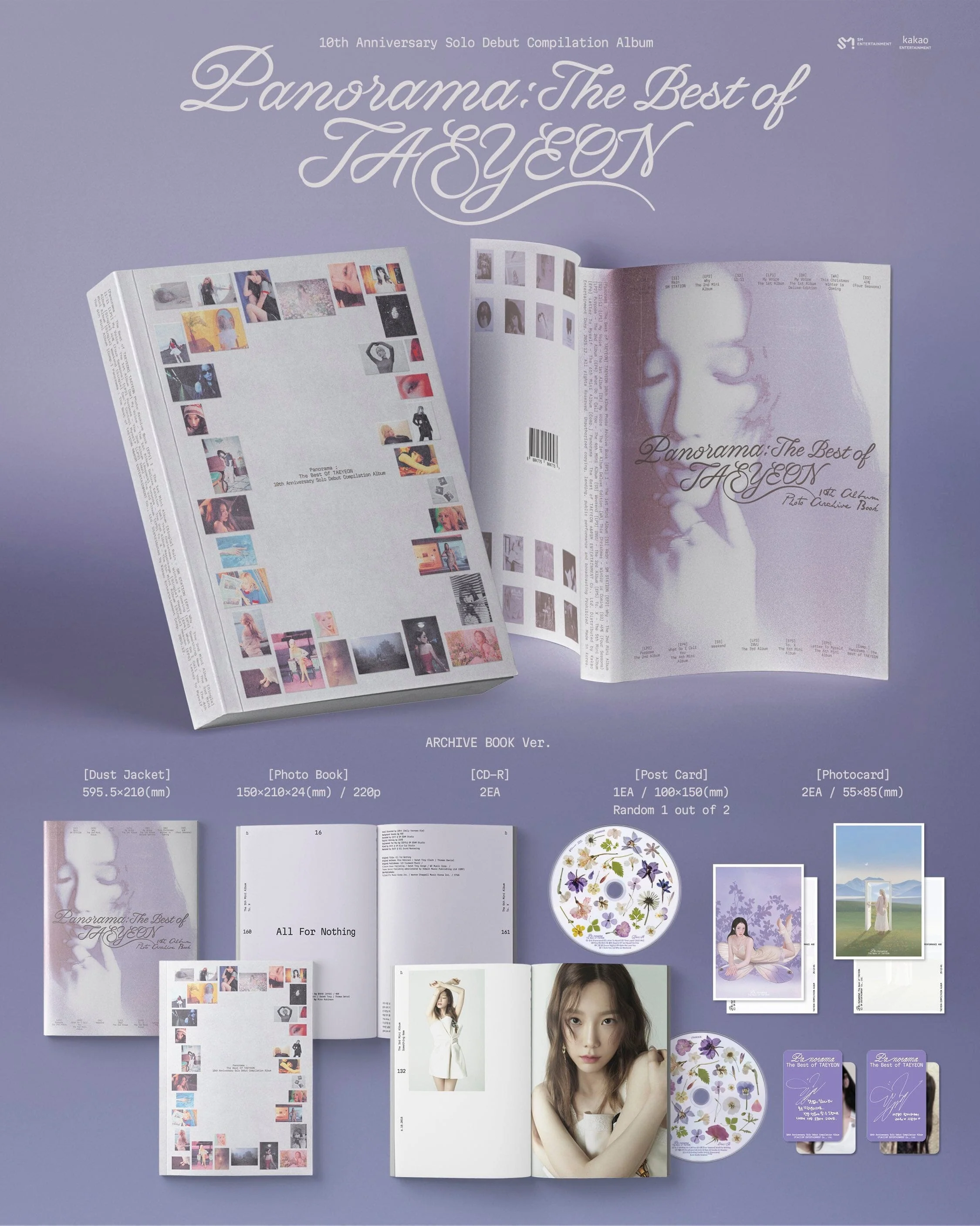TAEYEON (SNSD) - PANORAMA : THE BEST OF TAEYEON (ARCHIVE BOOK VER.) - Image 2