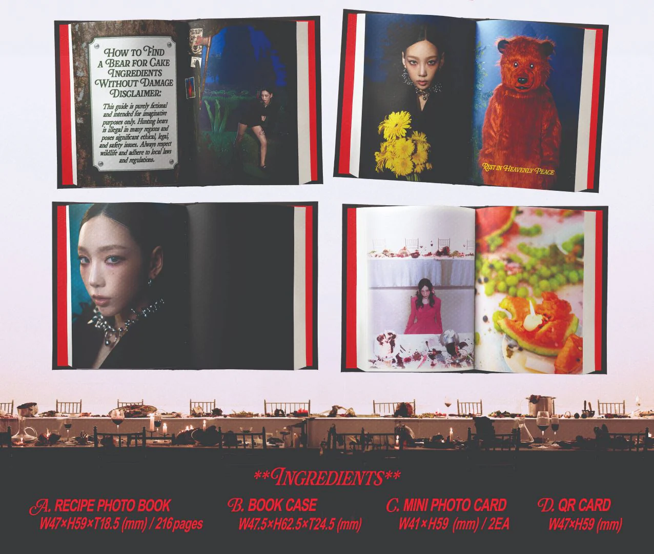 TAEYEON - HEAVEN (SINGLE ALBUM) MINI RECIPE BOOK QR VER. SMART ALBUM - Image 3