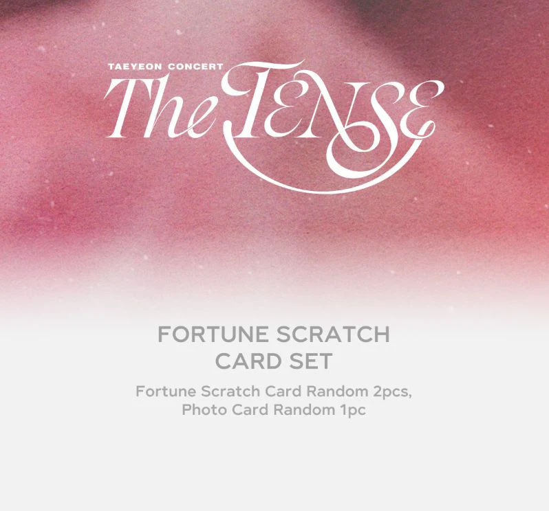 TAEYEON (SNSD) - FORTUNE SCRATCH CARD SET (2025 TAEYEON CONCERT 'THE TENSE' OFFICIAL MD) - Image 2